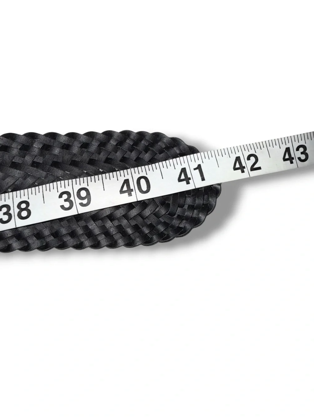 TORRID Woven Stretch Waist Belt - Size 2 (18/20) Black/Gold